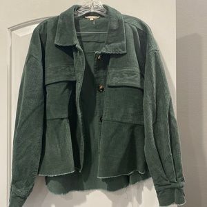 Corduroy Shacket Style Shirt